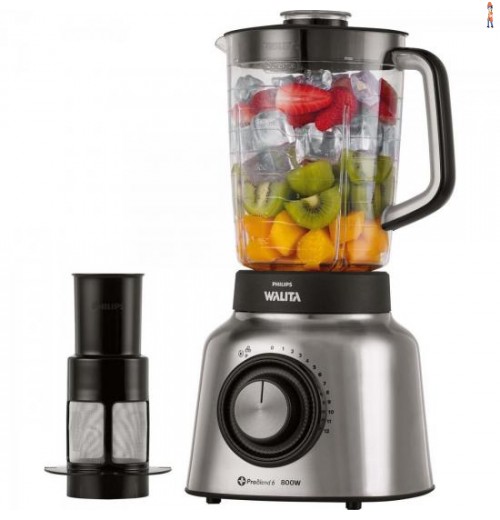 Liquidificador Problend 6 Lâminas Duravita Inox Ri2137 127V Philips Walita