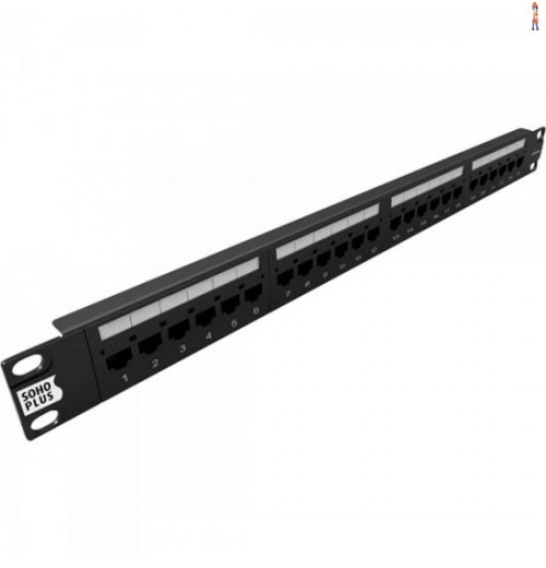 Patch Panel Cat6 T568A/B 24P Sohoplus