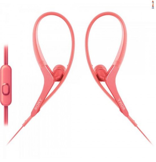 Fone De Ouvido Intra-Auricular Com Microfone Mdr-As410Ap/P Rosa Sony