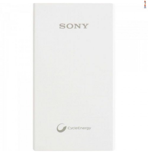 Carregador Portátil Usb 5000Mah Cp-V5A Branco Sony