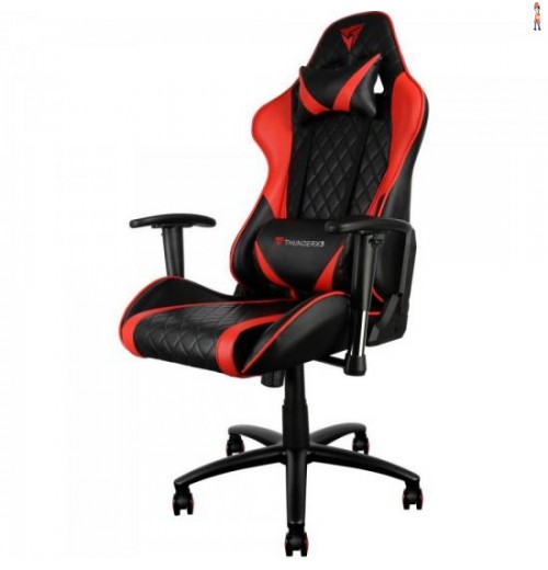 Cadeira Gamer Profissional Tgc15 Preta C/ Vermelho Thunderx3