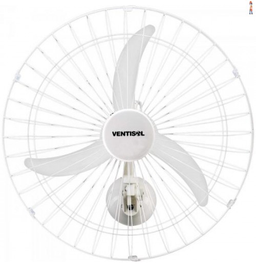 Ventilador De Parede 60Cm 127V New Premium Branco Ventisol