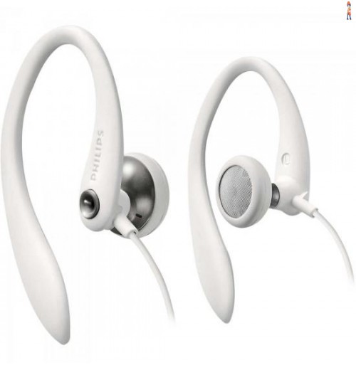 Fone De Ouvido Esportivo Gancho De Orelha Shs3300Wt/10 Branco Philips