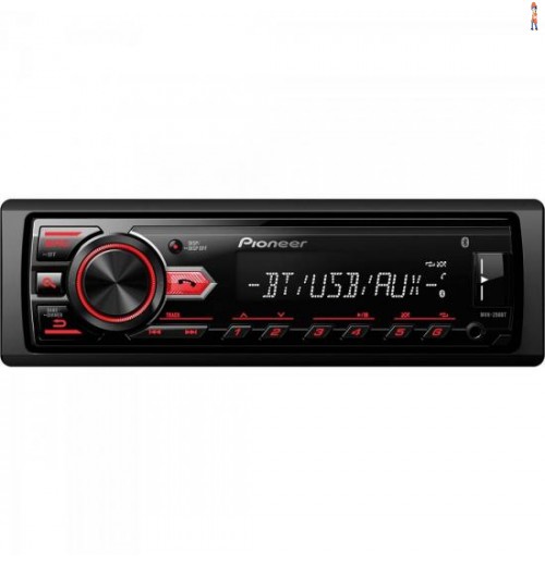 Auto Rádio Usb/Am/Fm/Bluetooth Mvh-298Bt Preto Pioneer