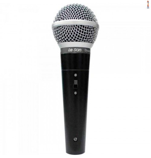 Microfone De Mão Dinâmico Ls50 Preto Leson