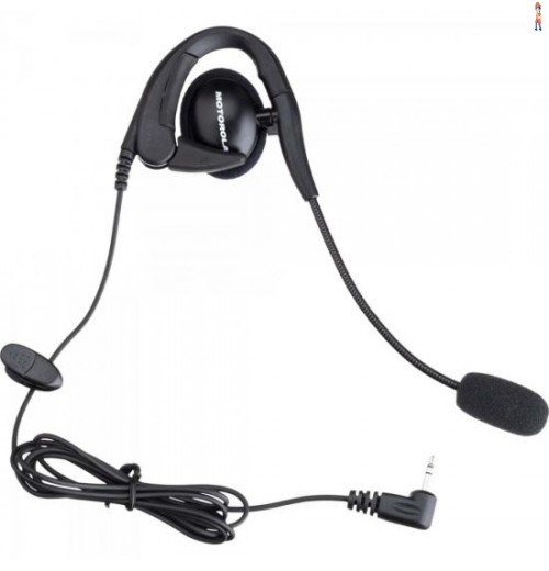 Fone De Ouvido Com Microfone Ajustável Para Rádios Talkabout Frs56320B Preto Motorola