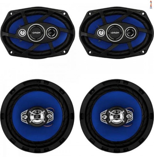 Kit Alto Falante Quadriaxial 6X9" + 6" 55W Rms 4 Ohms Orion