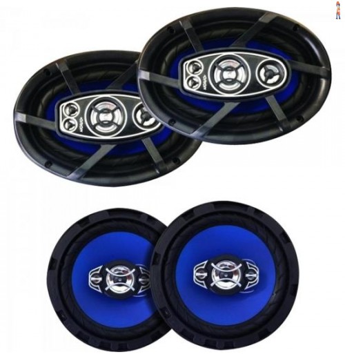 Kit Alto Falante Quadriaxial 6X9" + 6" 100W Rms 4 Ohms Orion