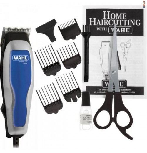 Máquina De Corte 220V Home Cut Basic Prata/Azul Wahl