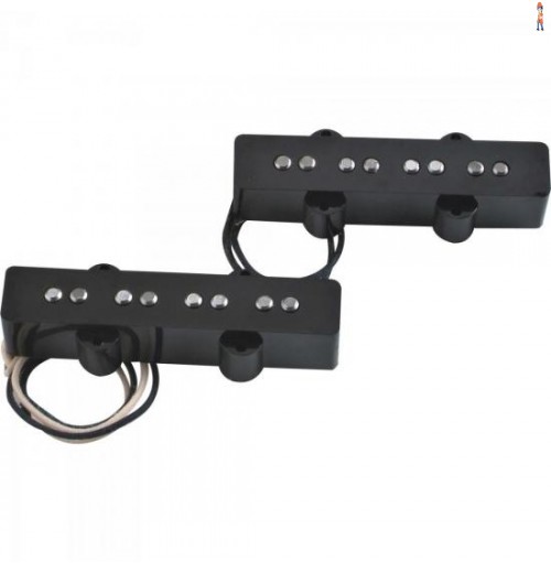 Set De Captadores Para Contrabaixo Original Jazz Bass Preto Fender