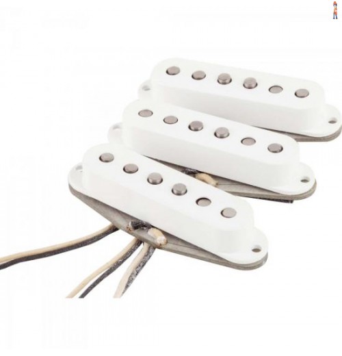 Set De Captadores Para Guitarra Custom '69 Strat Branco Fender