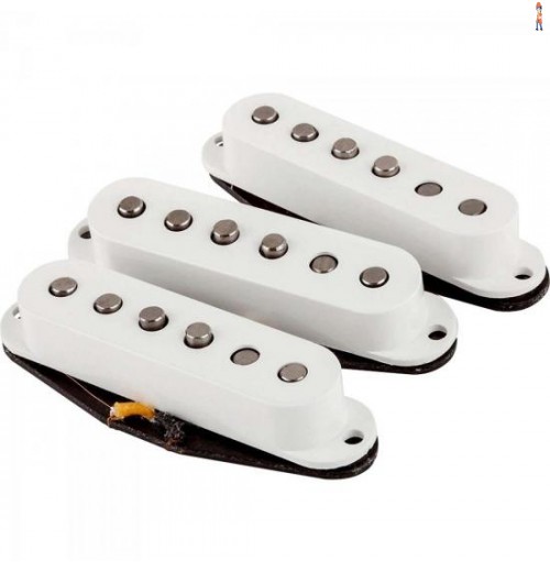 Set De Captadores Para Guitarra Fat '50 Strat Branco Fender