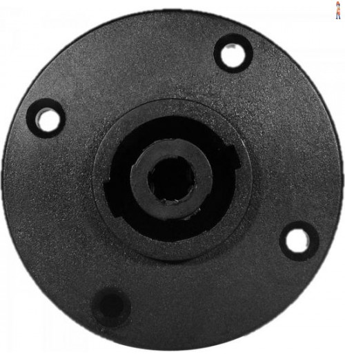 Conector Speakon Fêmea 4 Pólos Painel Jcsp0002 Preto Storm
