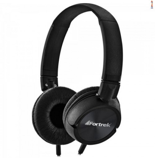 Fone De Ouvido Com Microfone Hmf-501Bk Preto Fortrek