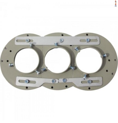 Suporte Lnbf Carona Triplo C1/C2/C3 Cinza Bedinsat