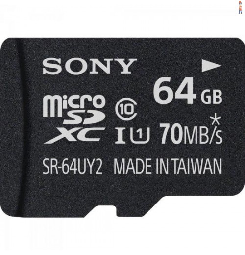 Cartão De Memória 64Gb Micro Sdxc Com Adaptador Classe 10 Sr-64Uy2 Sony