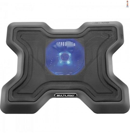 Suporte Para Notebook Com Cooler Acoplado Ac123 Preto Multilaser