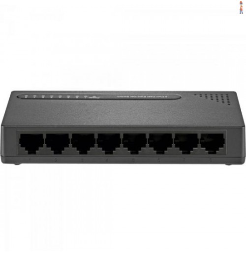 Switch Fast 8 Portas 100Mbps Re118 Preto Multilaser