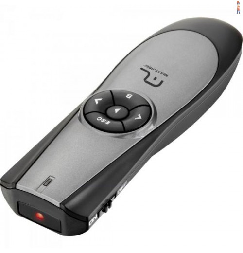 Apresentador Laser Wireless Ac164 Cinza/Preto Multilaser