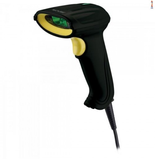 Leitor De Código De Barras Com Fio Ga142 Laser Preto Multilaser