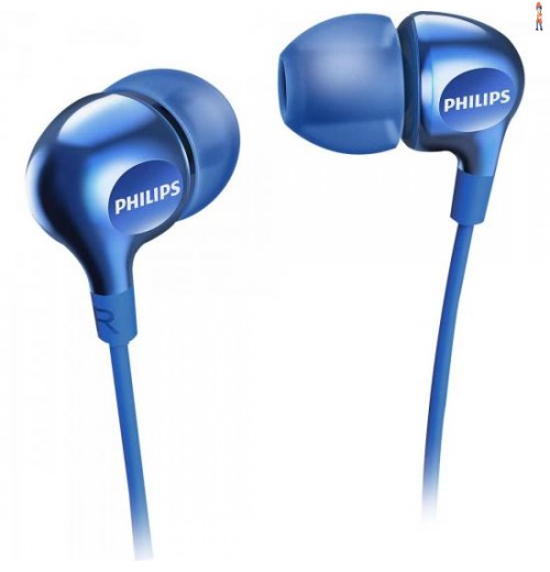 Fone De Ouvido Intra-Auricular She3700Bl/00 Azul Philips