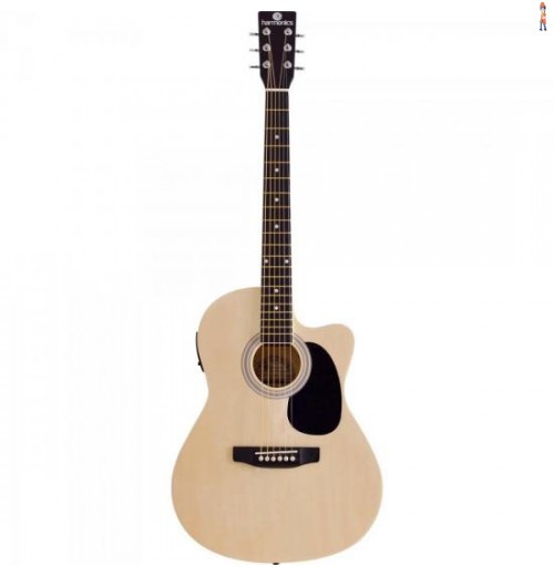 Violão Clássico Eletroacústico Cutaway Aço Ge-21 Natural Harmonics