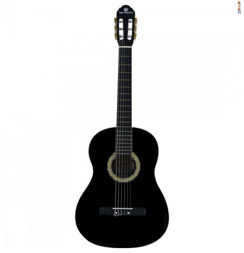 Violão Acústico Clássico Nylon Gc-10Bk Preto Harmonics