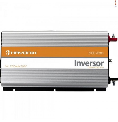 Inversor De Onda Modificada 12Vdc/220V Usb 2000W Hayonik
