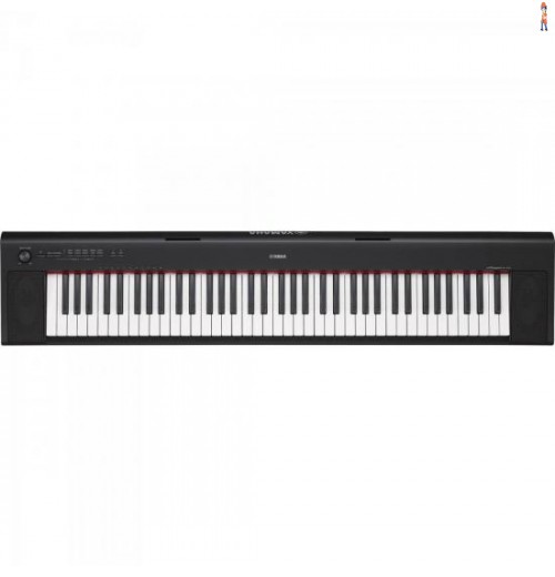 Teclado Piaggero Np-32B Preto Yamaha