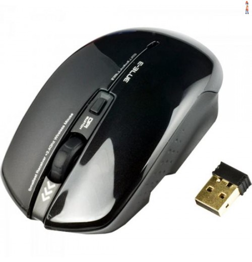 Mouse Wireless Usb 1800 Dpi Smarte Ii Preto E-Blue