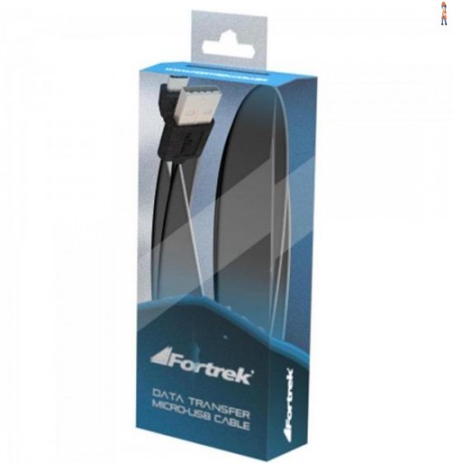 Cabo De Dados Micro Usb 1,2M Umi-102/1.2Bk Preto Fortrek
