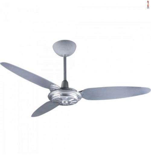 Ventilador De Teto 3 Pás 127V Comercial Cinza Ventisol