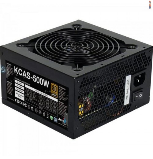 Fonte Atx Kcas 500W 80 Plus Bronze Pfc Ativo Aerocool