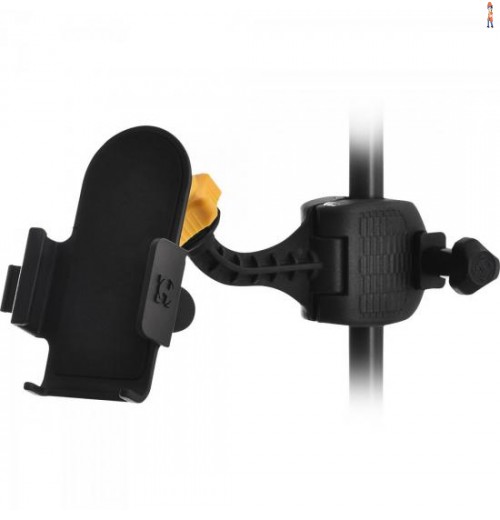Suporte Para Smartphone Dg200B Preto/Amarelo Hercules