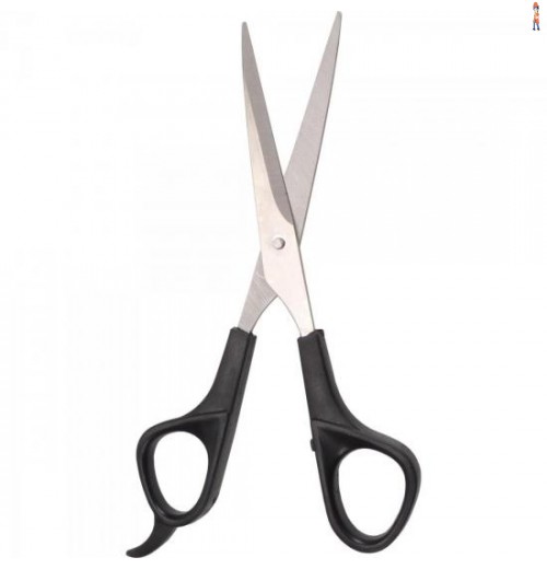 Tesoura Cabeleireiro 7" Preta Brasfort