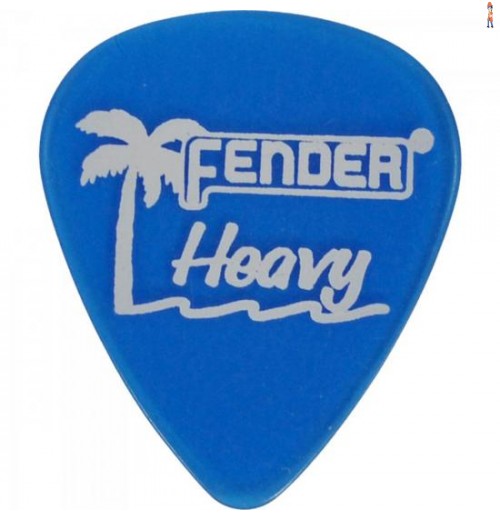 Palheta California Clear Grossa Azul Fender