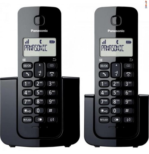 Telefone Sem Fio Com Id Base + Ramal Kx-Tgb112Lbb Preto Panasonic