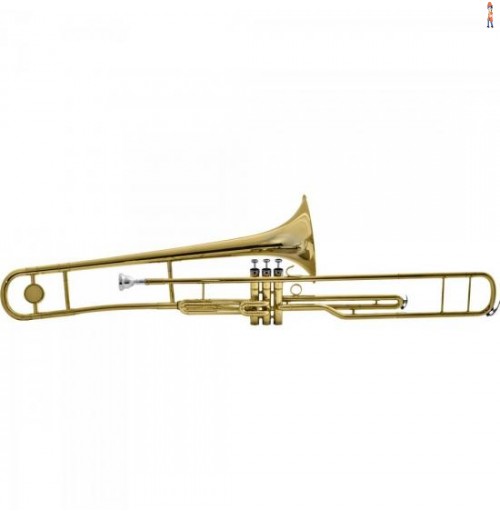 Trombone De Pisto Bb Hsl-900L Laqueado Harmonics