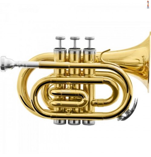 Trompete Pocket Bb Hmt-500L Laqueado Harmonics