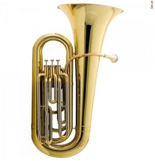Tuba Bb 3/4 3 Pistos Hbb-L332L Laqueada Harmonics