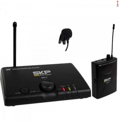 Microfone Sem Fio Lapela Mini-Iii Preto Skp