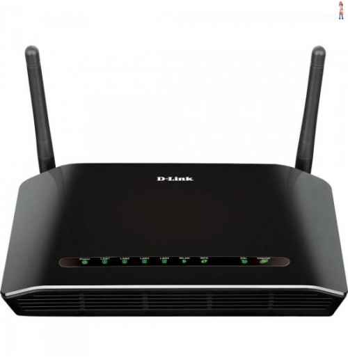 Modem Roteador Wireless 300Mbps Dsl-2740E Preto D-Link