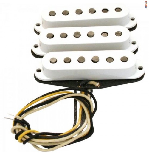 Set De Captadores Para Guitarra Texas Special Strat Branco Fender