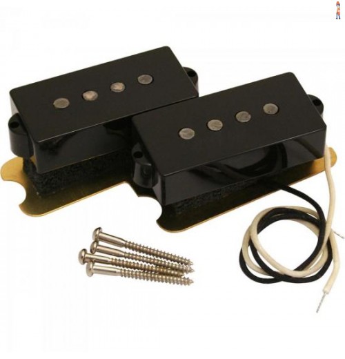 Set De Captadores Para Contrabaixo Original Precision Bass Preto Fender