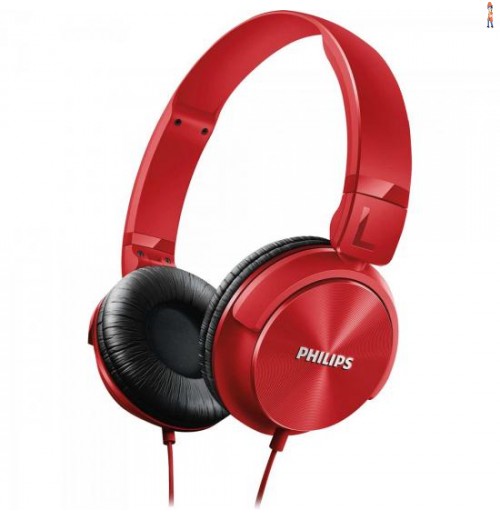Fone De Ouvido Estilo Dj Com Graves Nítidos Shl3060Rd/00 Vermelho Philips