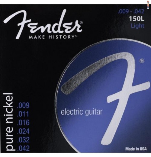 Encordoamento Para Guitarra Aço 0.009 150Xl Niquelada Fender