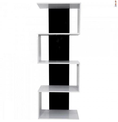 Estante Decorativa Life Branca/Preta Multivisão
