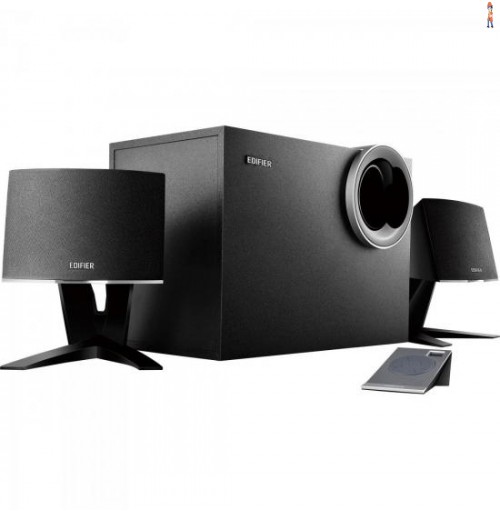 Caixa Multimídia 2.1 Com Subwoofer 30W M1386B Preto/Prata Edifier
