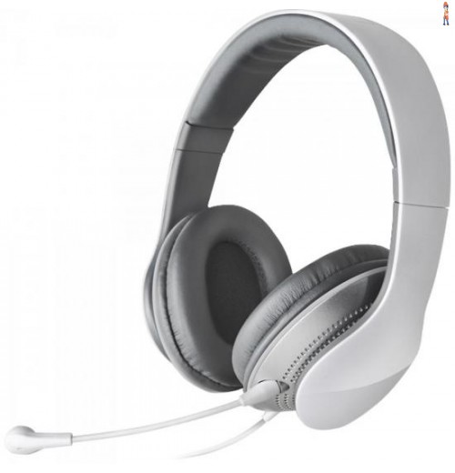 Headset Com Alça E Microfone Dobrável E Removível K830 Branco E Prata Edifier