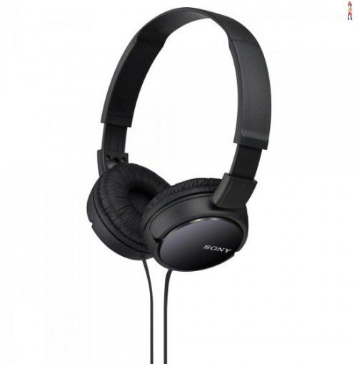 Fone De Ouvido Dobrável Mdr-Zx110 Preto Sony